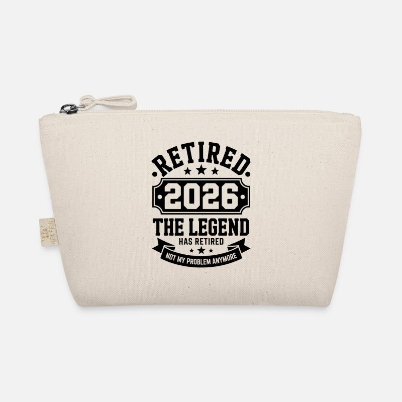 Retired 2026 Funny Retired Graphic Men Retirement Trousse biologique