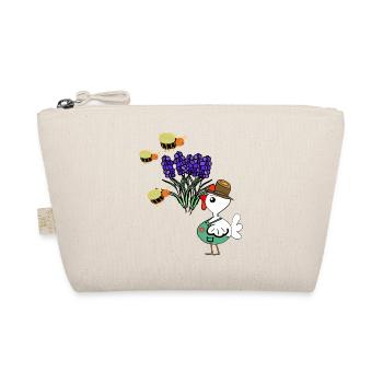 Lavendel Blumen Gärtner Huhn mit Bienen - Bio-Täschchen - Natur - Vorne