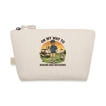L’humour de golf en route vers de mauvaises décisions - Trousse biologique - nature - Devant
