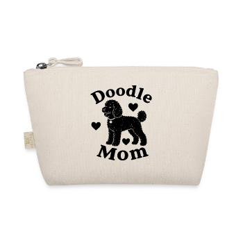 Funny Doodle Mom für Doodle Mütter - Bio-Täschchen - Natur - Vorne