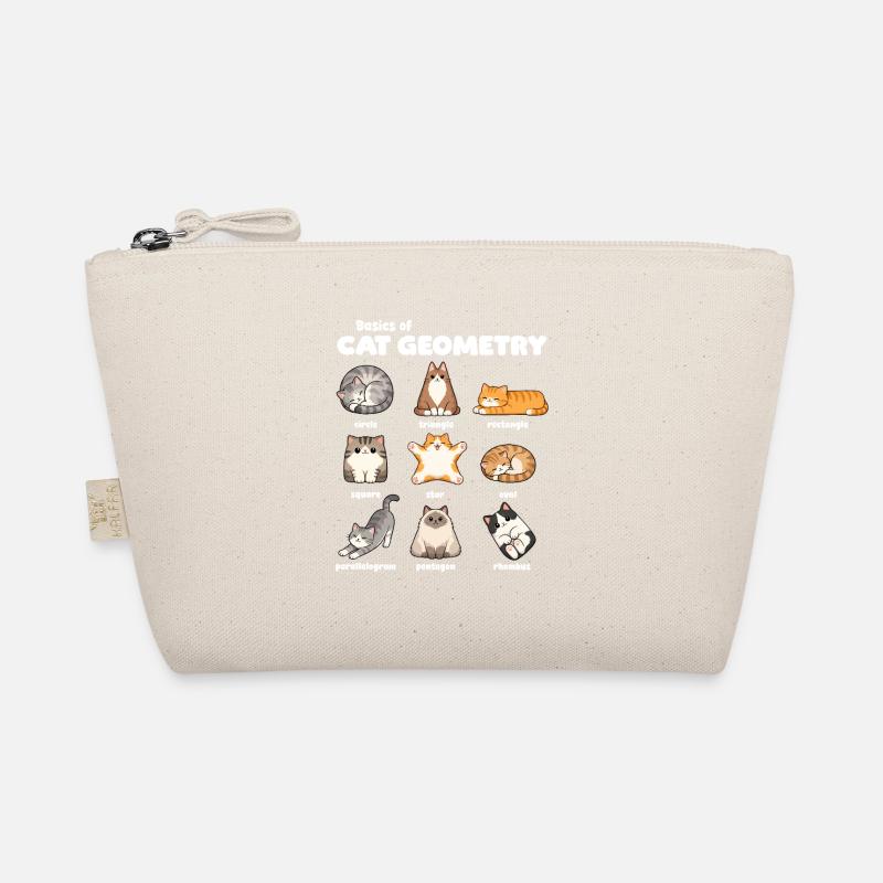 Basics of Cat Geometry Fun Math Organic Pouch