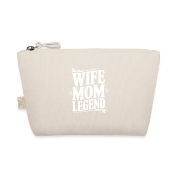 Wife Mom Legend - Organic Pouch - nature - Front