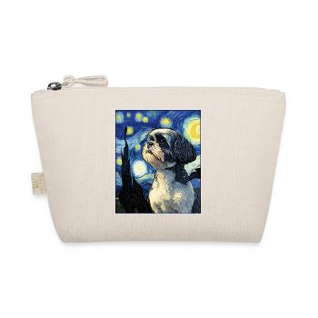 shih tzu - Organic Pouch - nature - Front