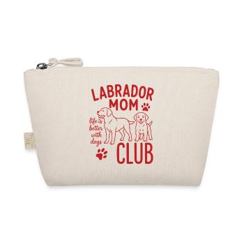 Labrador Mom Club Dog Mom Shirt - Organic Pouch - nature - Front