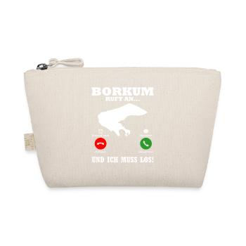 Borkumer Insel BORKUM RUFT Lustiges - Bio-Täschchen - Natur - Vorne