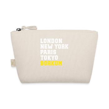 Nordsee LONDON NEW YORK PARIS TOKYO BORKUM - Bio-Täschchen - Natur - Vorne