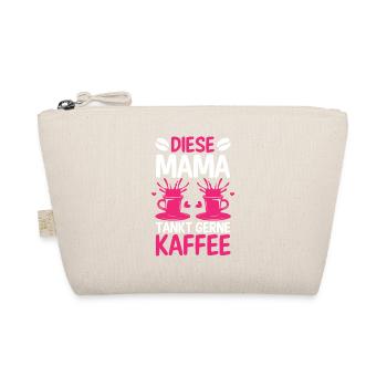 Kaffee Kaffeeliebhaber Mutter Mama - Bio-Täschchen - Natur - Vorne