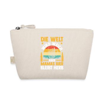 Bier Bierliebhaberin Mutter Mama - Bio-Täschchen - Natur - Vorne