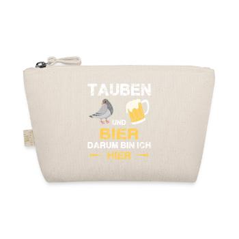 Taubenzüchter Taube Taubenzucht Spruch Brieftaube - Bio-Täschchen - Natur - Vorne