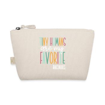 Les petits humains sont mes préférés - Trousse biologique - nature - Devant