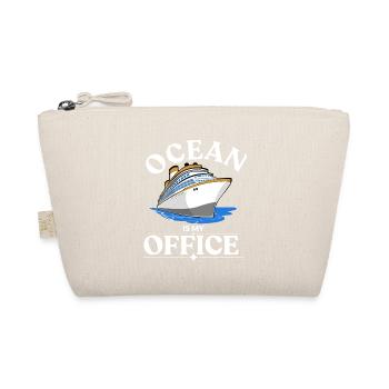 T-shirt Ocean Is My Office – Vacances de la vie de croisière. - Trousse biologique - nature - Devant