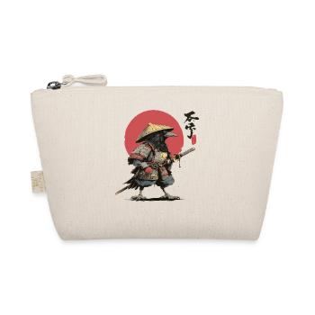 Krähen-Samurai: Roter Sonnenkrieger - Bio-Täschchen - Natur - Vorne