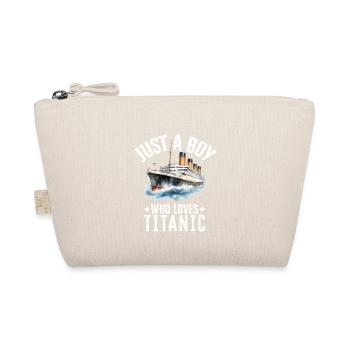 Titanic Boy Love Titanic - Titanic Boy Design - Trousse biologique - nature - Devant