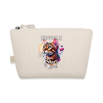 Bengal Cat Love - Organic Pouch - nature - Front