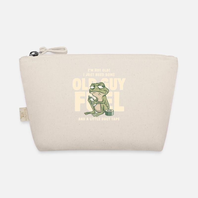 Old Guy Fuel Frog Meme Tee Organic Pouch
