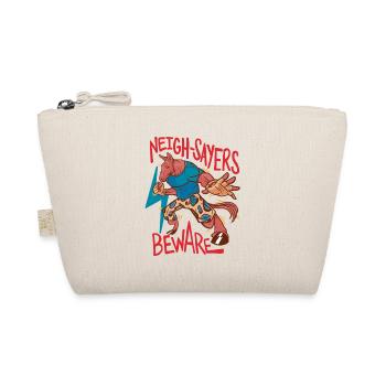 Rider Rider Horse Neigh-Sayers Beware - Organic Pouch - nature - Front