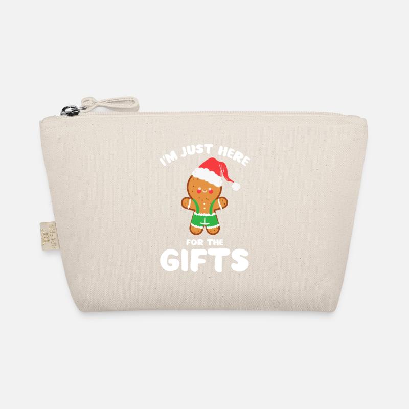 Gingerbread Santa Gift Tee Organic Pouch