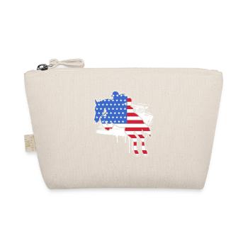 Horse Racing USA 4 July - Organic Pouch - nature - Front