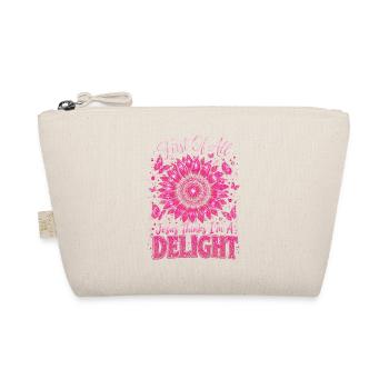First Of All Jesus Thinks I'm A Delight - Organic Pouch - nature - Front