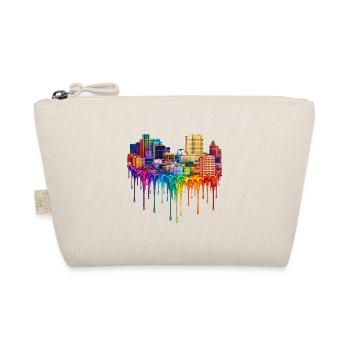 El Paso Texas Dripping Paint - Organic Pouch - nature - Front