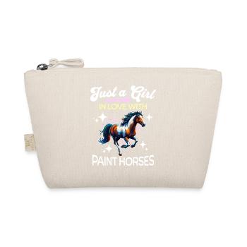 Paint Horse Girl Paint Horse - Organic Pouch - nature - Front