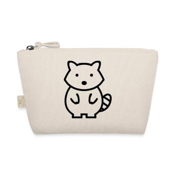 raccoon - Organic Pouch - nature - Front