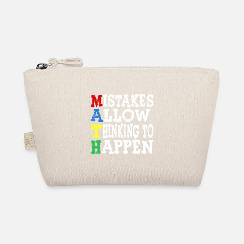 Mistakes Allow Thinking To Happen - Organic Pouch - nature