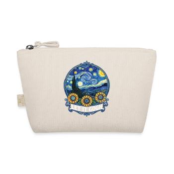 Let it Gogh Funny Vincent Van Gogh Starry Night - Organic Pouch - nature - Front