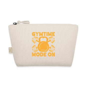 Fitness Motivation Bodybuilder Gymtime Mode On Gym - Bio-Täschchen - Natur - Vorne