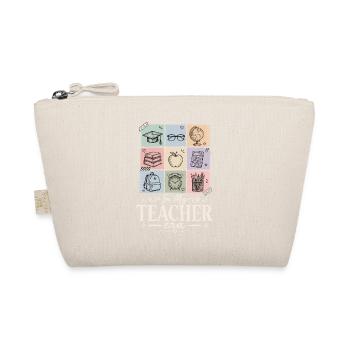 Lehrerin Teacher Era Schule Shirt - Bio-Täschchen - Natur - Vorne
