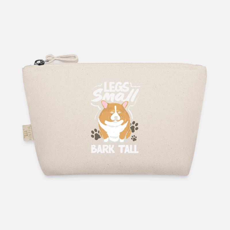 Short Legs, Tall Setting, Corgi Organic Pouch