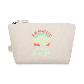 Je Ne Ronfle Pas Je Rêve Que Je Suis Un Sanglier - Trousse biologique - nature - Devant