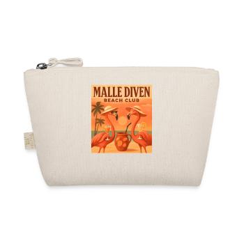 Malle Diven Beach Club Flamingo Mallorca Party - Bio-Täschchen - Natur - Vorne
