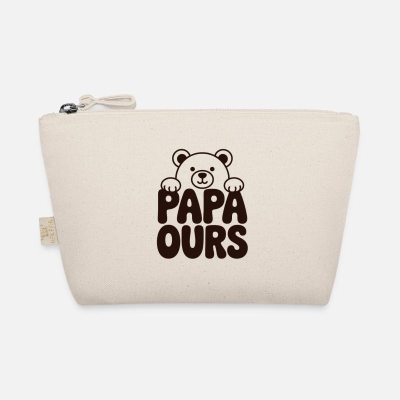 Papa Bear Cute Father's Day Organic Pouch