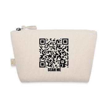 Quote Message – Smile At Me - Bio-Täschchen - Natur - Vorne