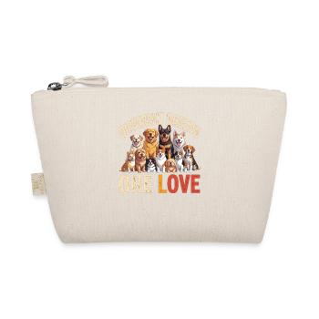 Different Breeds One Love Hunde - Bio-Täschchen - Natur - Vorne