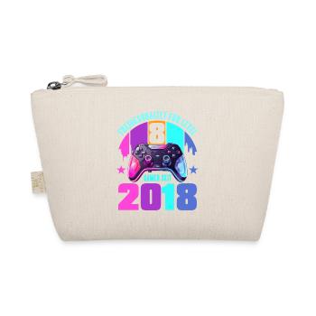 8th Birthday Young Girls - Organic Pouch - nature - Front