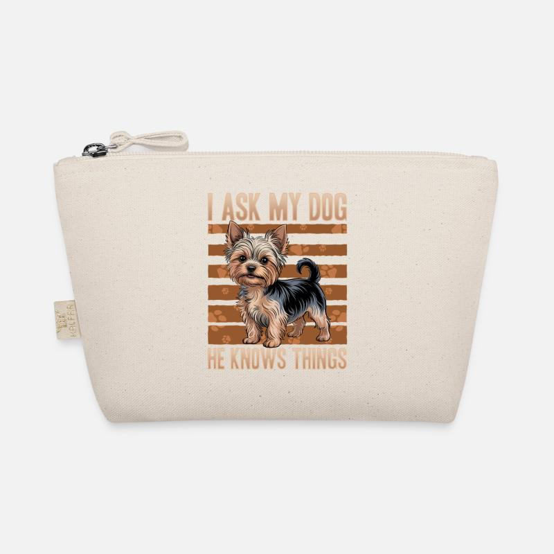 Yorkshire Terrier Yorkie Dog Breed Organic Pouch