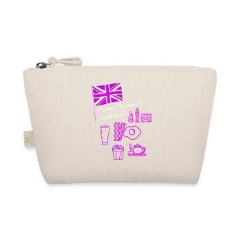 EXANGLIA (Purple + White Text) - Organic Pouch - nature - Front