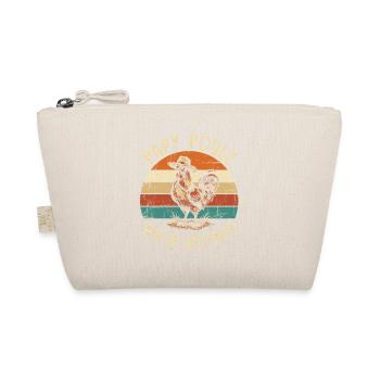 Nothing scares me grandpa hen grandpa - Organic Pouch - nature - Front
