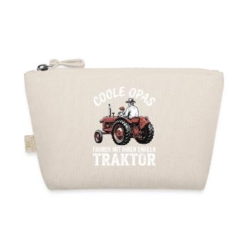 Coole Opas fahren mit ihren Enkeln Traktor - Bio-Täschchen - Natur - Vorne