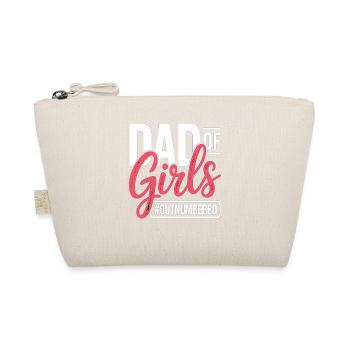 Dad Of Girls Outnumbered Papa Spruch - Bio-Täschchen - Natur - Vorne