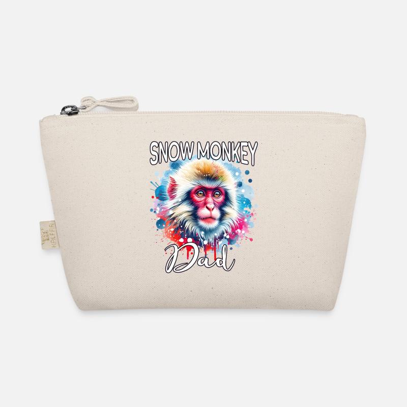 Schneeaffe Papa Bio-Täschchen