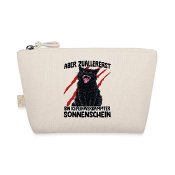 Schwarze Katze Goblin Mode aggressive Katze Zoomie - Bio-Täschchen - Natur - Vorne
