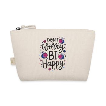 LGBT Pride Month - Don't Worry Bi Happy - Organic Pouch - nature - Front