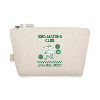 Iced Matcha Club Matcha Puissance Positivité Drôle - Trousse biologique - nature - Devant