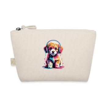 Chiot Maltipoo avec un casque - Trousse biologique - nature - Devant