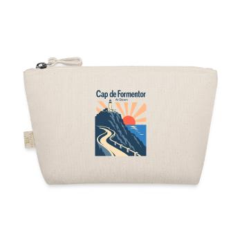 Cap de Formentor Dawn Road Cycling Mallorca Ride - Organic Pouch - nature - Front