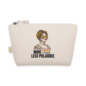 LGBTQ Pride Month - More Pride Less Prejudice - Organic Pouch - nature - Front