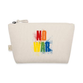 NO WAR – Statement for peace against war - Organic Pouch - nature - Front